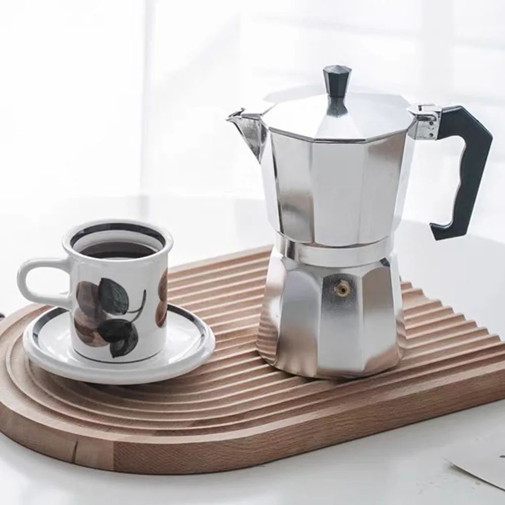 Barista Tools Moka Pots, Machine à café expresso portable, Nouveau filtre en verre, 73 presses