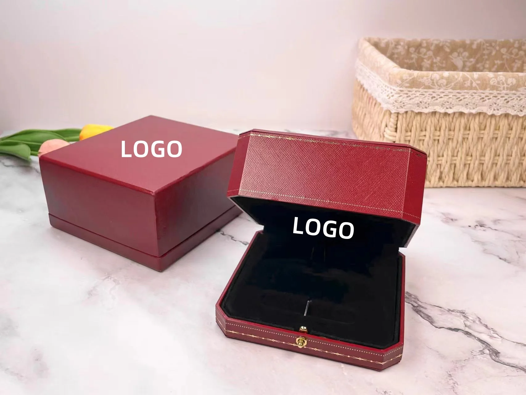 Luxury Octagonal Bangle Bracelet Box Classic Jewelry Cases Packaging For Necklace Pendant Display Case Ring Box