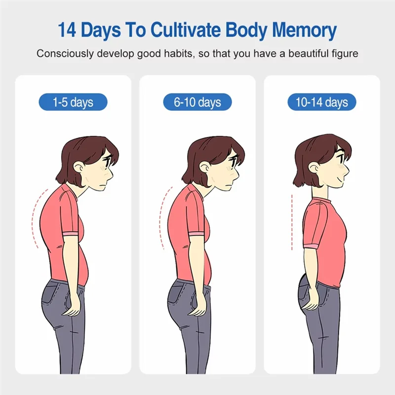 N93R Intelligent Vibration Reminder Posture Corrector Anti Hunchback Belt Preventing Myopia Hunchback Device For Adult Child