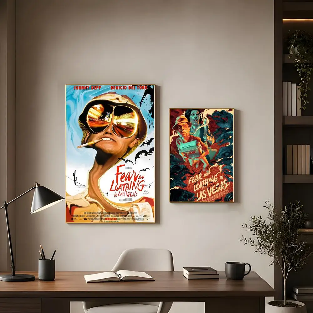 Psychedelic movie Fear and Loathing in Las Vegas Poster Modern Interior Wall Decor & Trendy Home Highlights