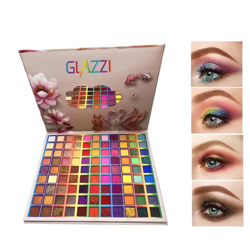 

Colors Glitter Eyeshadow Palette Matte Sweatproof Easy to Carry Eye Shadow Eye Pigments Long Lasting Cosmetic Women