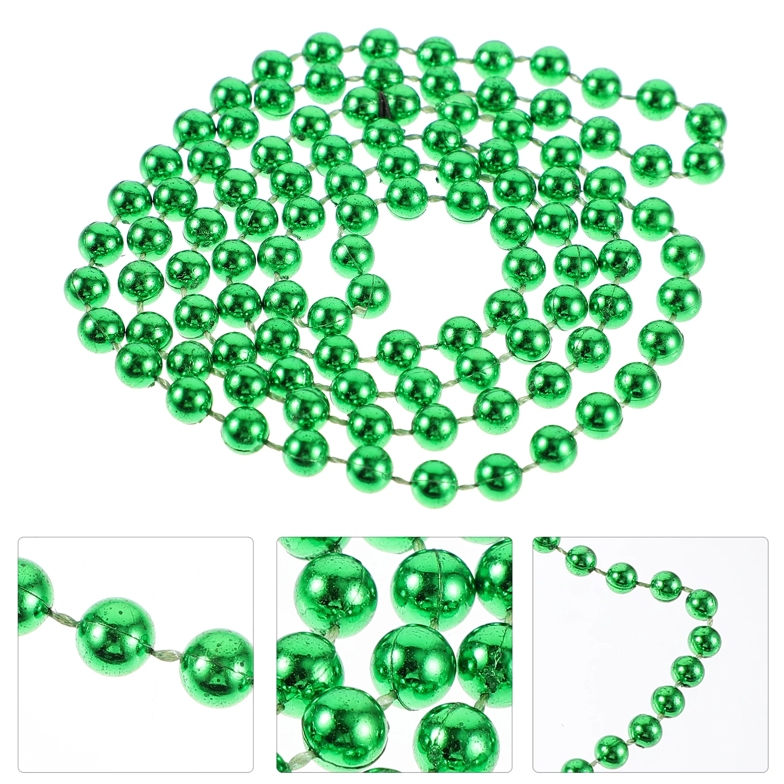 

5 Pcs Carnival Necklace Party Festival Beads Necklaces Decor for Costumes Holiday Beaded Chain