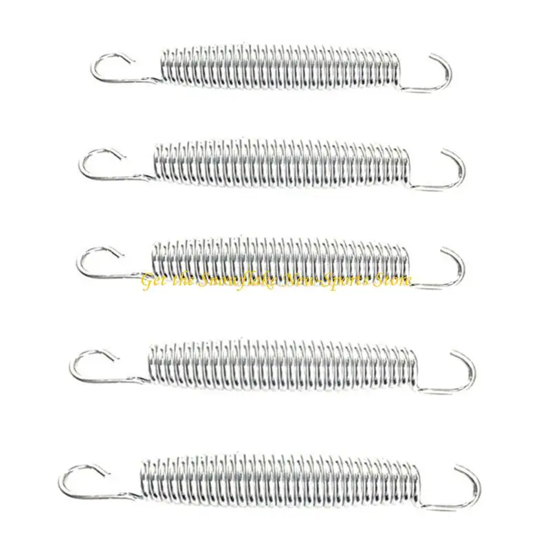 E56D Replacement Trampoline Spring High Durability Trampoline Parts Tapered Design Silver Trampoline Spring