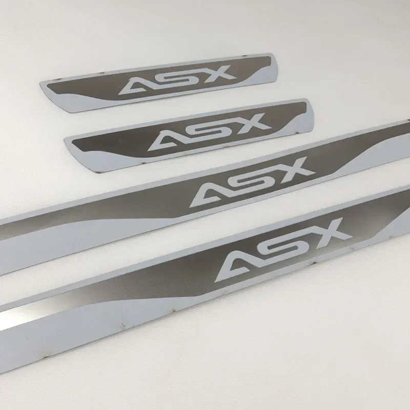 For Mitsubishi Asx 2021 Car Sticker Accessories Stainless Steel Door Sill Scuff Auto Plates Guard 2011 2013 2014 2016 2018 2020