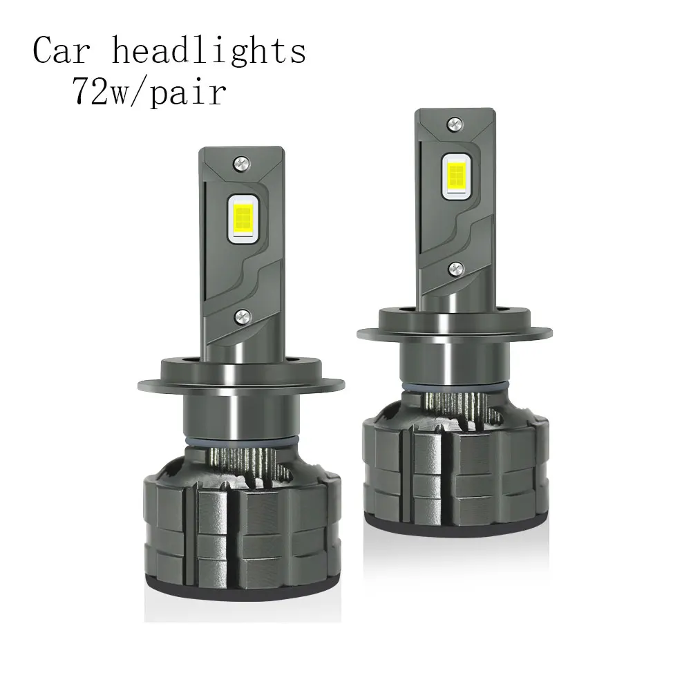 

X7 High Power 72W 12000Lm H7 H11 H4 Canbus Car LED Headlight 9005 9006 Lamp H1 Turbo 4300K 6000K Bulbs Auto Lighting Accessory