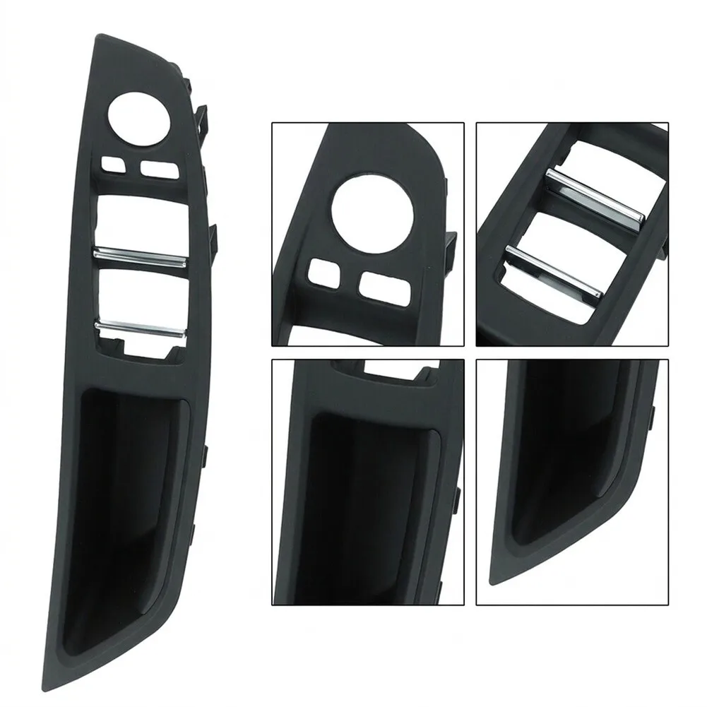 1pcs Accessories High Quality Hot Sale For BMW for 535d XDrive 2010-2016 Door Switch Panel ABS Black Driver\\\'s Side