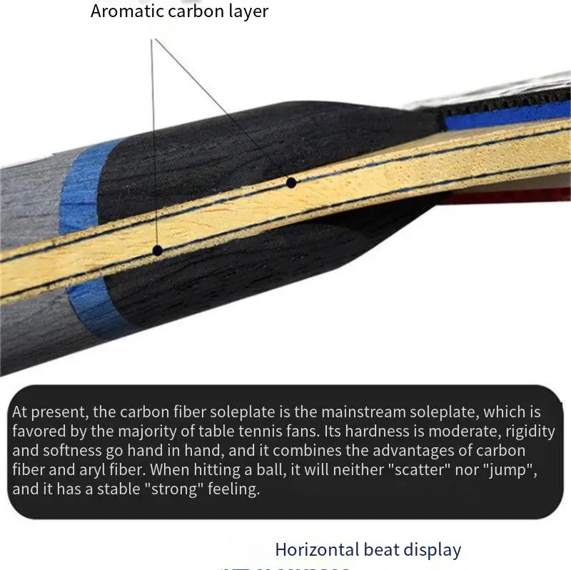 DIY Table Tennis Racket Super ALC SALC Carbon Fiber Super Aryl Fiber For Professional Racket