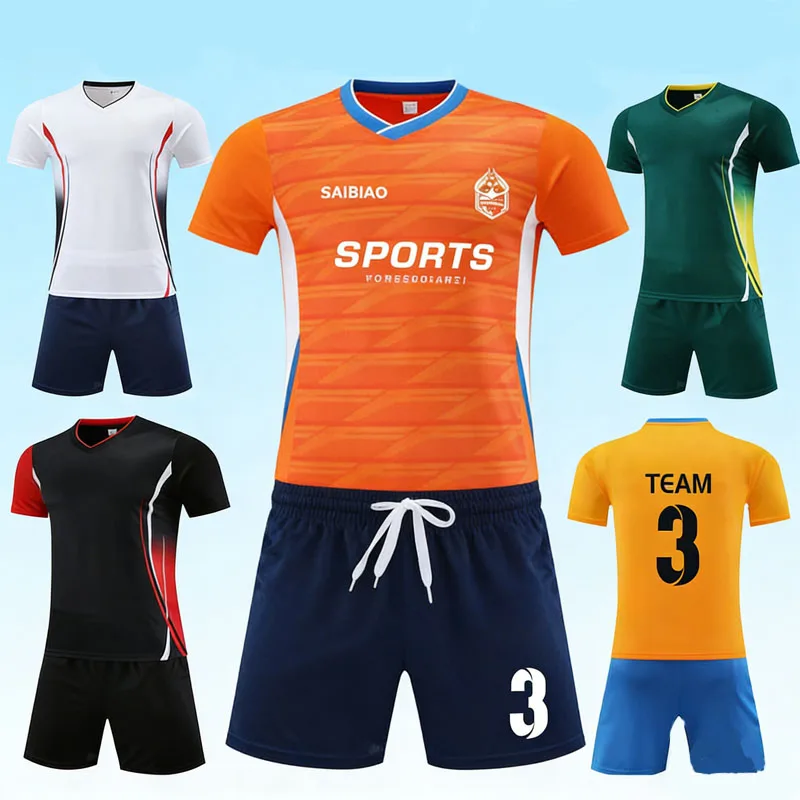 Customize Soccer Uniforms Kit Football Jersey Adult Kids Men Boy Women Child Sports Clothes Futsal Sportswear Training Tracksuit