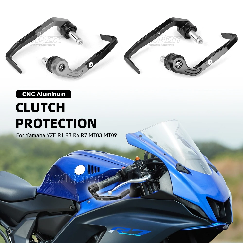 Motorcycl CNC Aluminum accessories For Yamaha YZF R1 R3 R6 R7 MT03 MT-09 mt09 HandleBar Lever Guards protector handguard