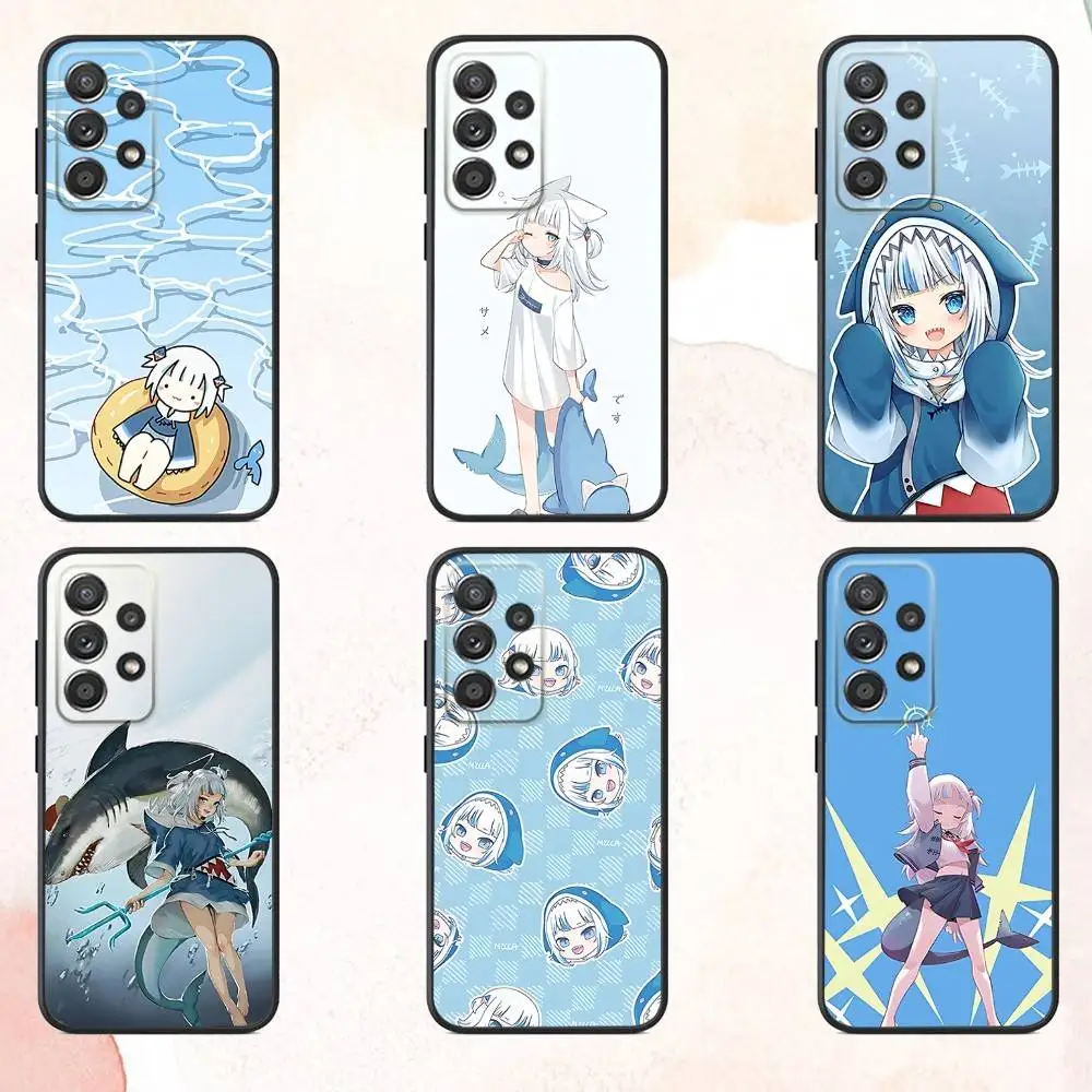 

Cute Girl G-Gawr G-Gura Phone Case For Samsung S25,S24,S21,S22,S23,S30,Ultra,S20,Plus,Fe,Lite,Note,10,9,5G Black Cover