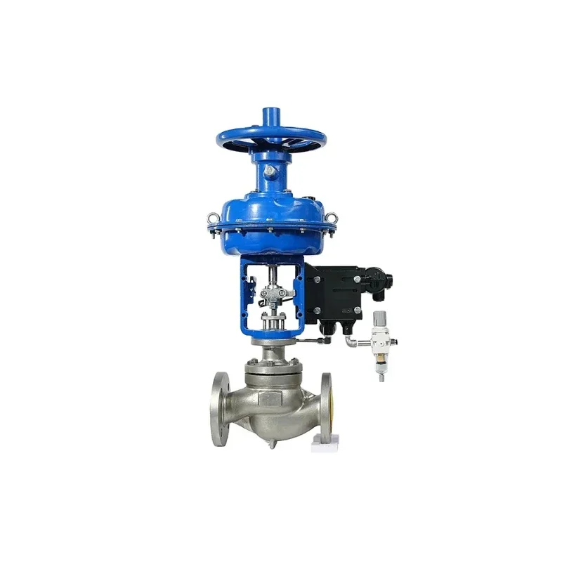 

Pneumatic Modulating Valve Stainless Steel Positioner 4-20mA Pneumatic Regulating Valv