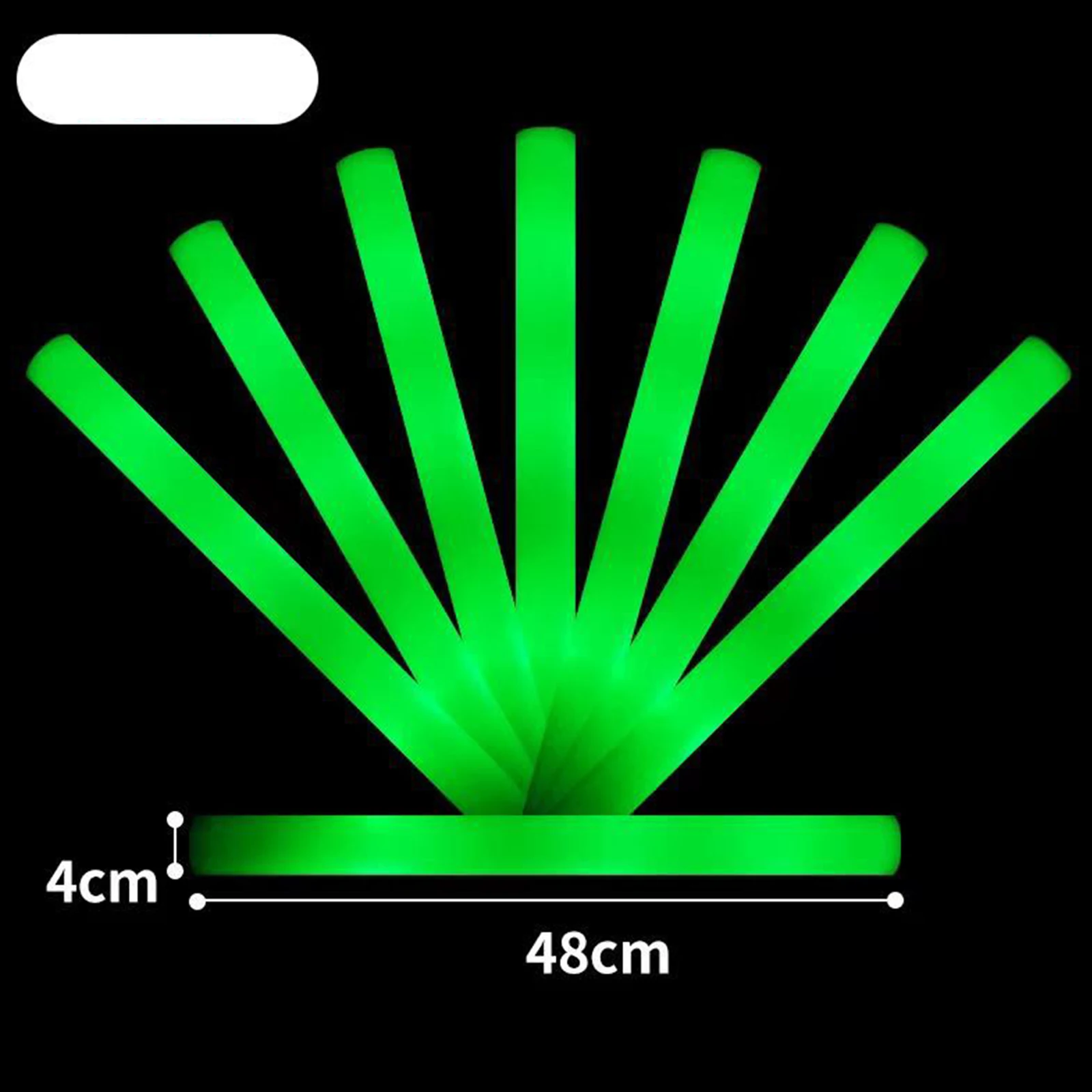 10Pcs LED Foam Stick Light-Up Party Favors for Celebrations Weddings Halloween New Year Eve Concerts Sporting Events