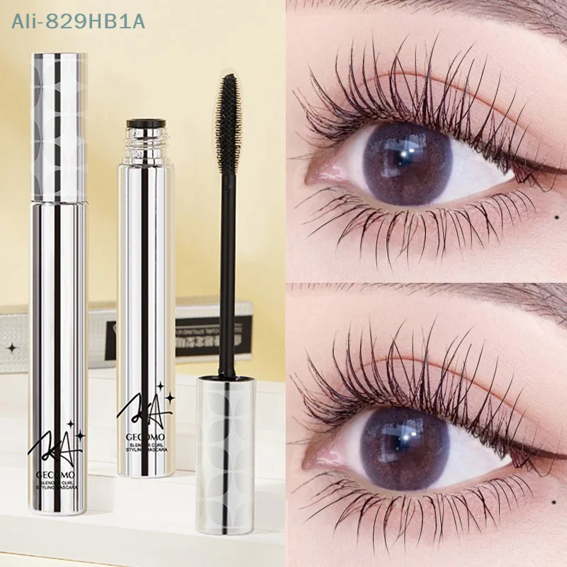 Small Silver Tube Mascara Natural Thin Long Curl Thick Quick Dry Waterproof Lasting Shape Is Not Easy To Smudging