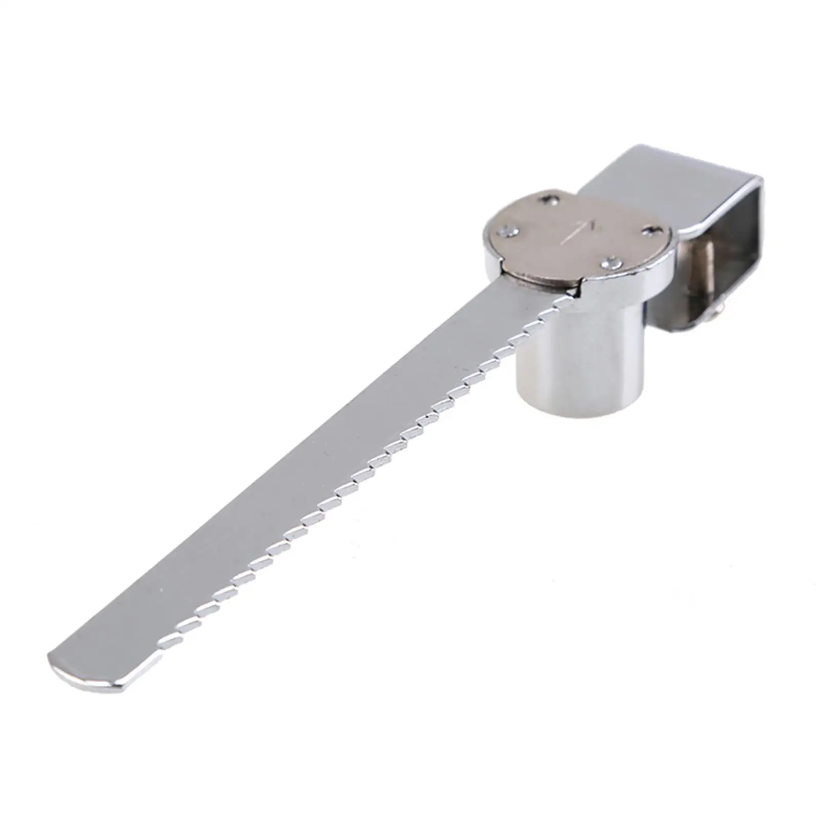 Sliding Glass Door Lock Polished Zinc Alloy Ratchet Design Jewelry Case Lock for 2mm-6mm Thick Glass