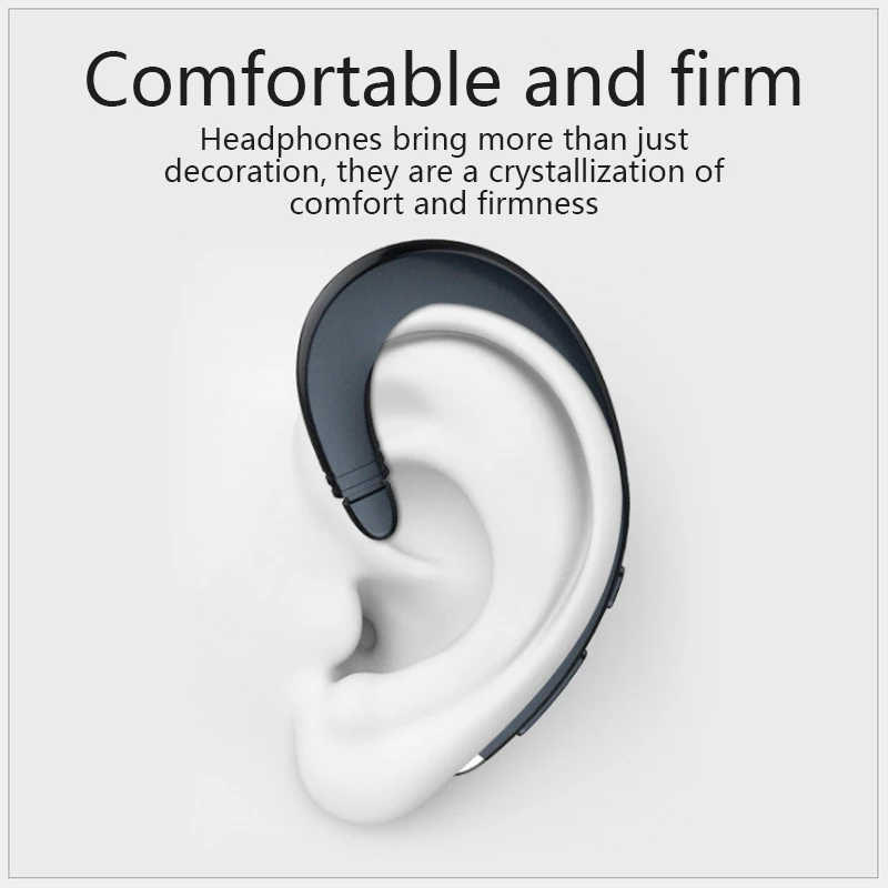 UTHAI-auriculares inalámbricos TWS 5,0, cascos por encima de la oreja con conducción ósea, compatibles con Bluetooth, modo de espera largo, impermeables IPX5