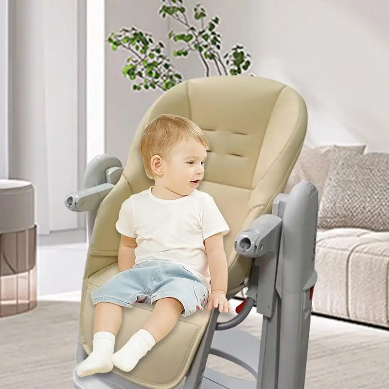 Soft PU Couro Cadeira Alta Proteção Capa, Almofada Do Assento Do Bebê, Novo Presente Dos Pais, Peg Perego Tatamia