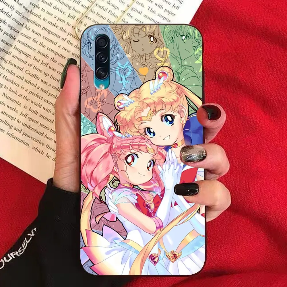 S-Sailors Anime M-Moon Phone Case For Samsung A 10 11 12 13 20 21 22 30 31 32 40 51 52 53 70 71 72 73 91 13 shell