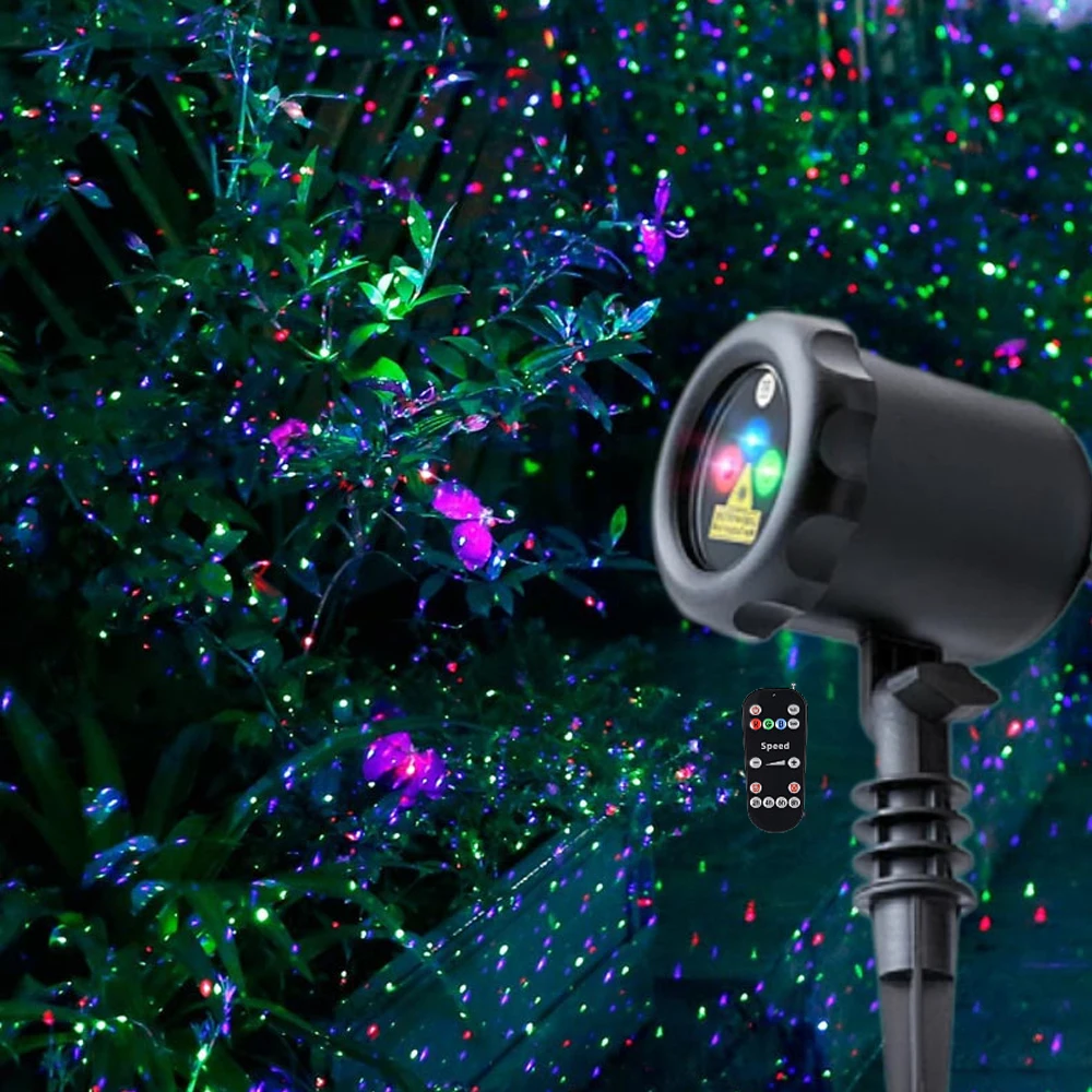 

Firefly Laser Light Projector Outdoor Garden Lights IP65 Waterproof RGB Starry Sky Laser Lights For Garden Lawns Courtyard Decor