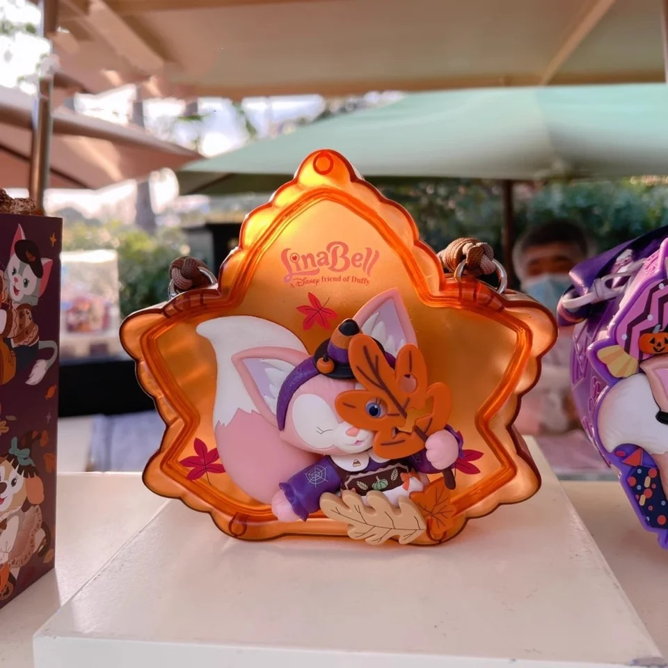 Shanghai Disneyland Winter Mickey Mouse & Stitch Popcorn Bucket Crossbody Storage Bucket Souvenir