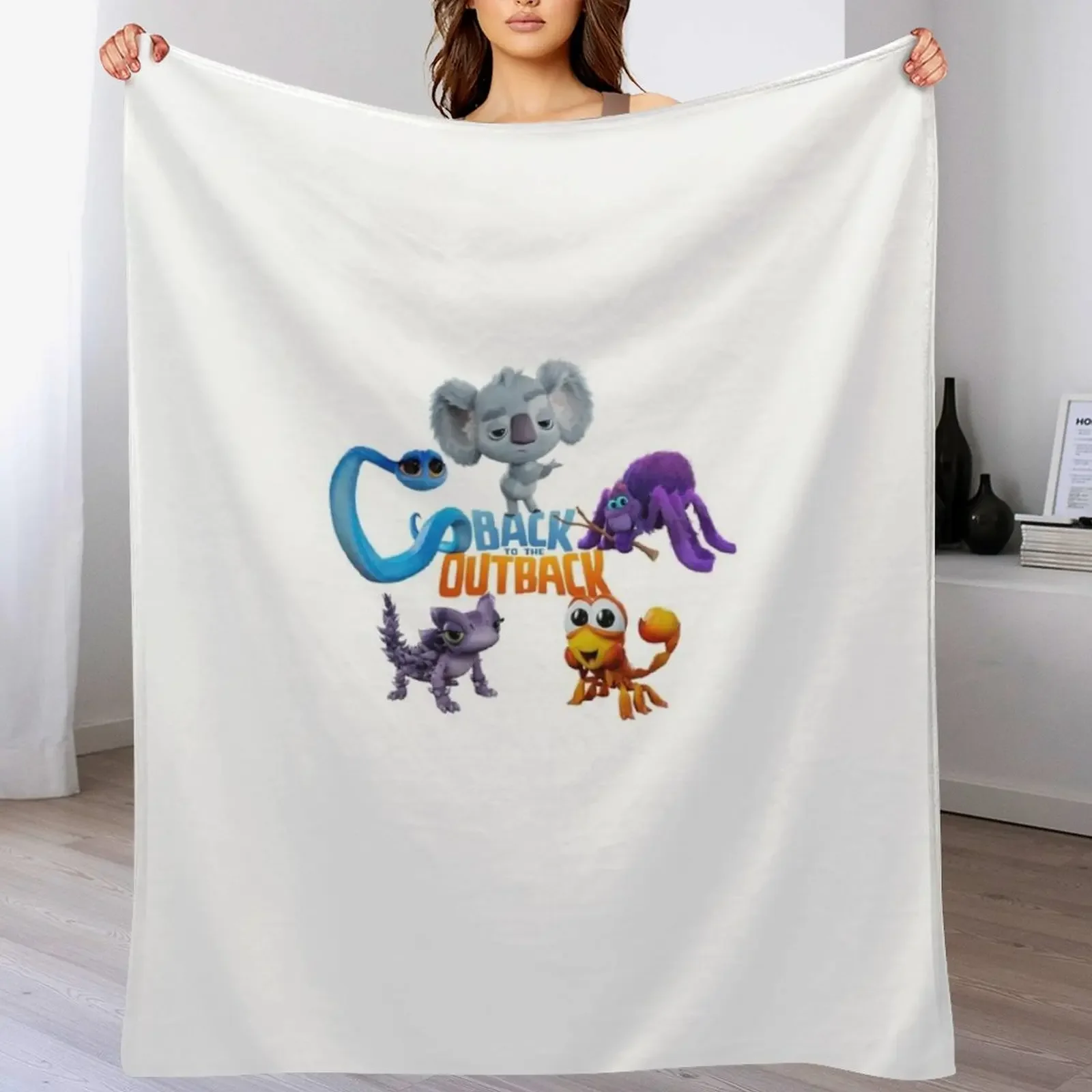 

Back To The Outback Throw Blanket Lightweight Cozy Blanket for Bed Sofa