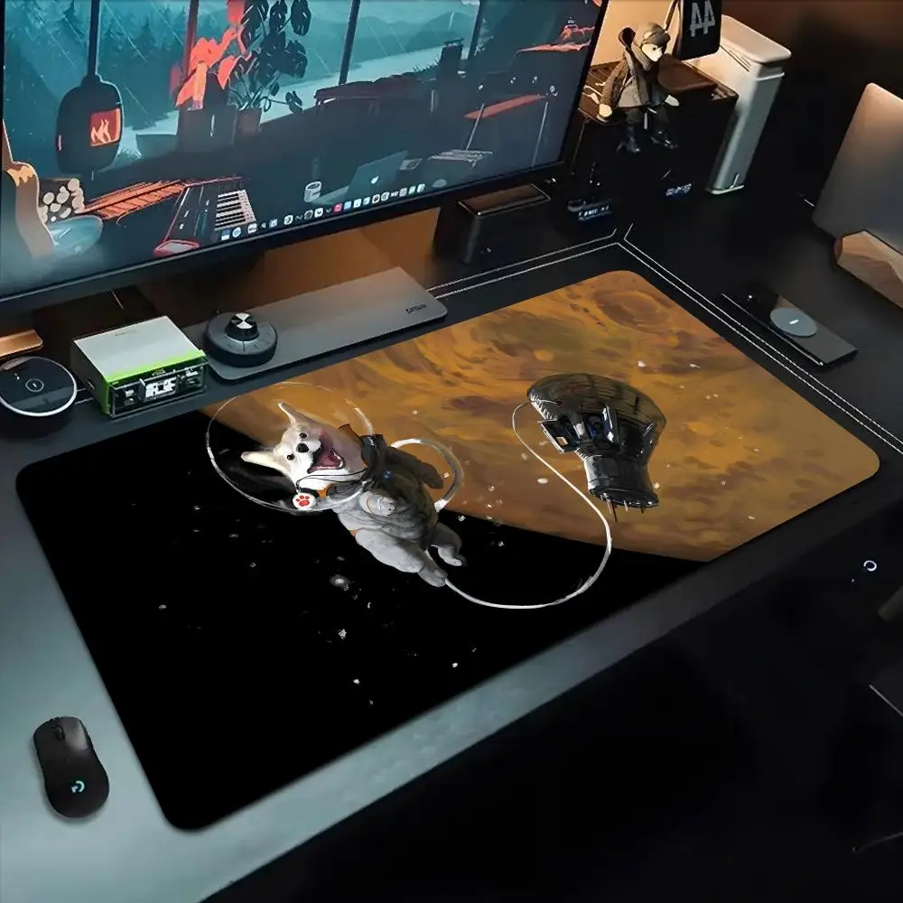

Коврик для мыши с космическими животными 500x1000 мм, большой игровой коврик для мыши, геймерский коврик XL, резиновый коврик для клавиатуры, коврик для ноутбука, настольный коврик