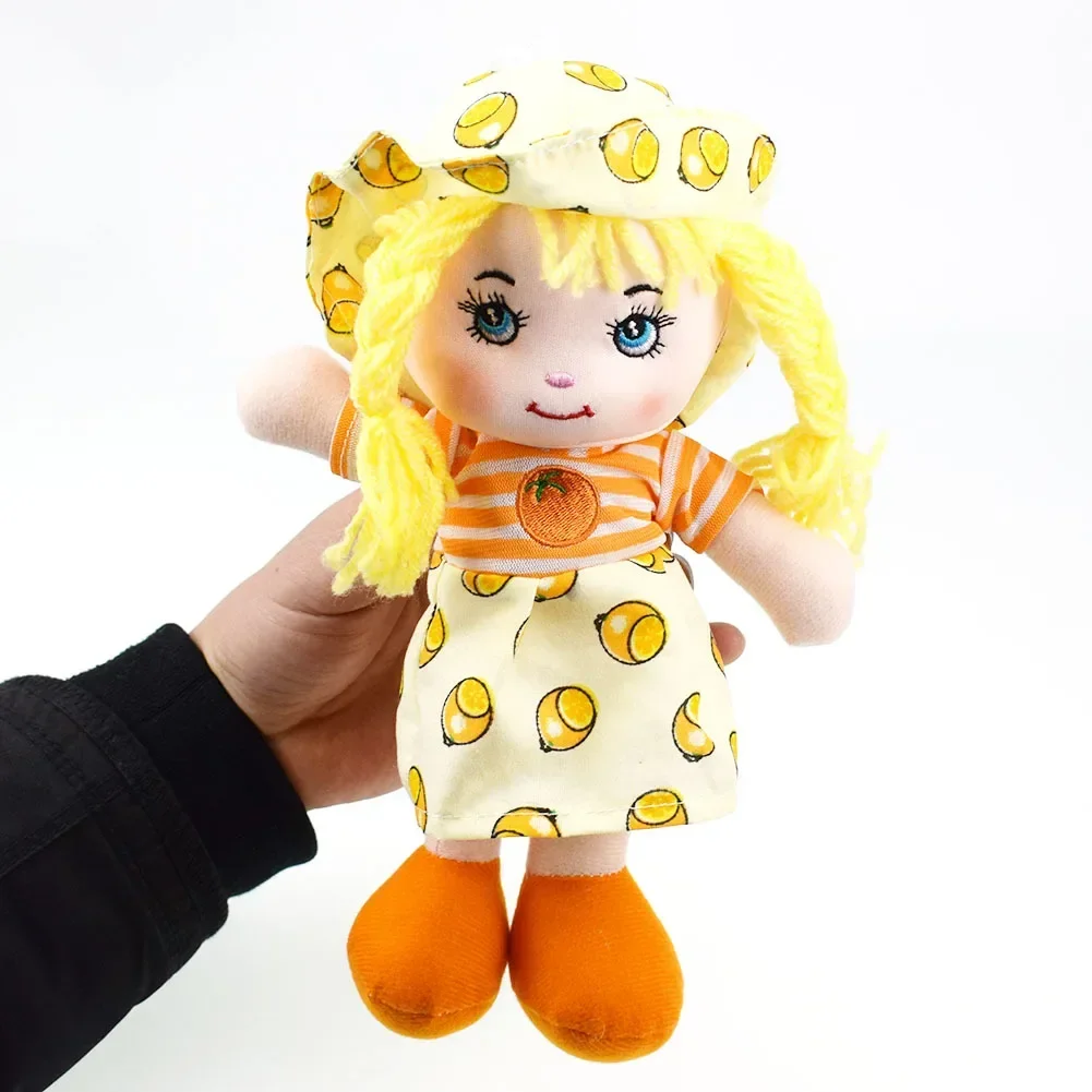 25 cm Cartoon Kawaii Obst Rock Hut Lappen Puppen Weiche Nette Tuch Gefüllte Plüsch Spielzeug für Baby Pretend Spielen gefüllte Plüsch Puppe Spielzeug