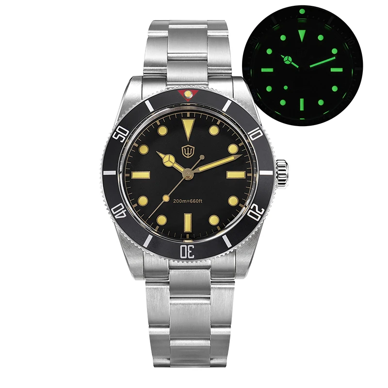 Watchdives WD7922 BB54 Watch VH31 Sweep Second Movement Quartz Watch Sapphire Crystal C3 Luminous 200m Waterproof Dive Watch image 3
