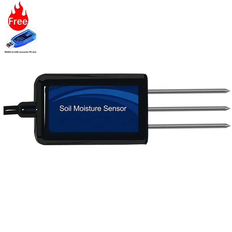 Server Software RS485 4-20mA 0-5V 0-10V Analog Output LORA LORAWAN Soil Moisture Sensor