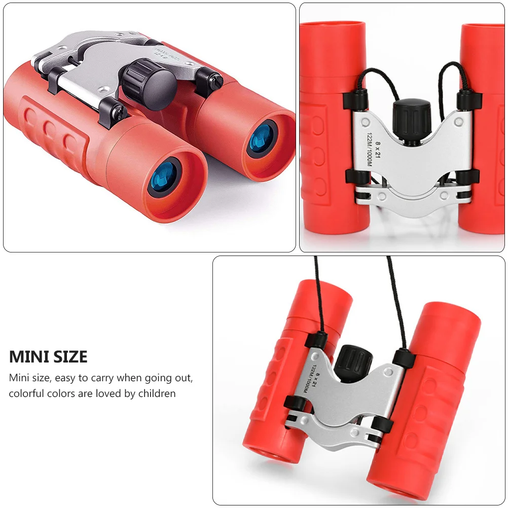 1 pçs crianças portátil de alta definição crianças ao ar livre mini educação telescópio ajustável amplo campo visão