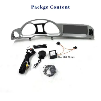 BONROAD 適用於Audi A6 C6 4F 2005-2015 的 Android Auto 無線 CarPlay 多媒體螢幕,支援 MMI 2G 3G 車載播放器、GPS 導航和收音機功能 10 最佳銷售 奧迪 A6 C6 CarPlay - №5