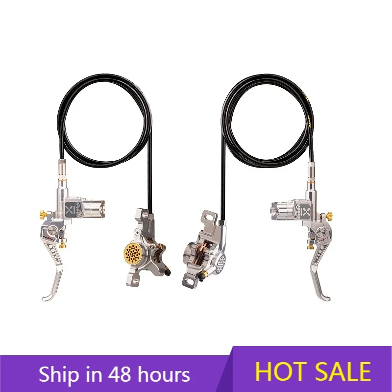 

YTYIN Ferei Disc Brake for Bicycle Two Piston Hydraulic Disc Brake for Mountain Bike