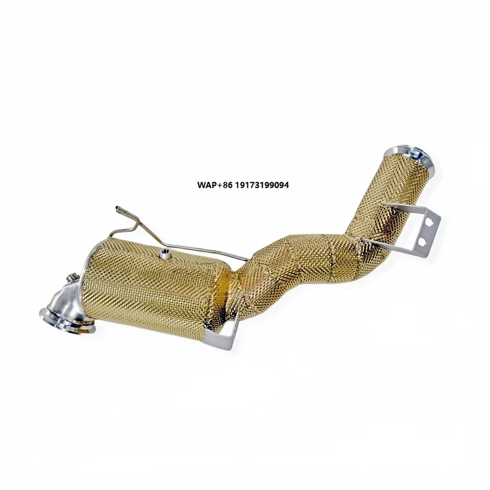 

High-flow Sport Catalytic Converter for C43 GLC43 2.0T W206 2023-2024 SS304 Downpipe No Engine Failure Car Upgrade