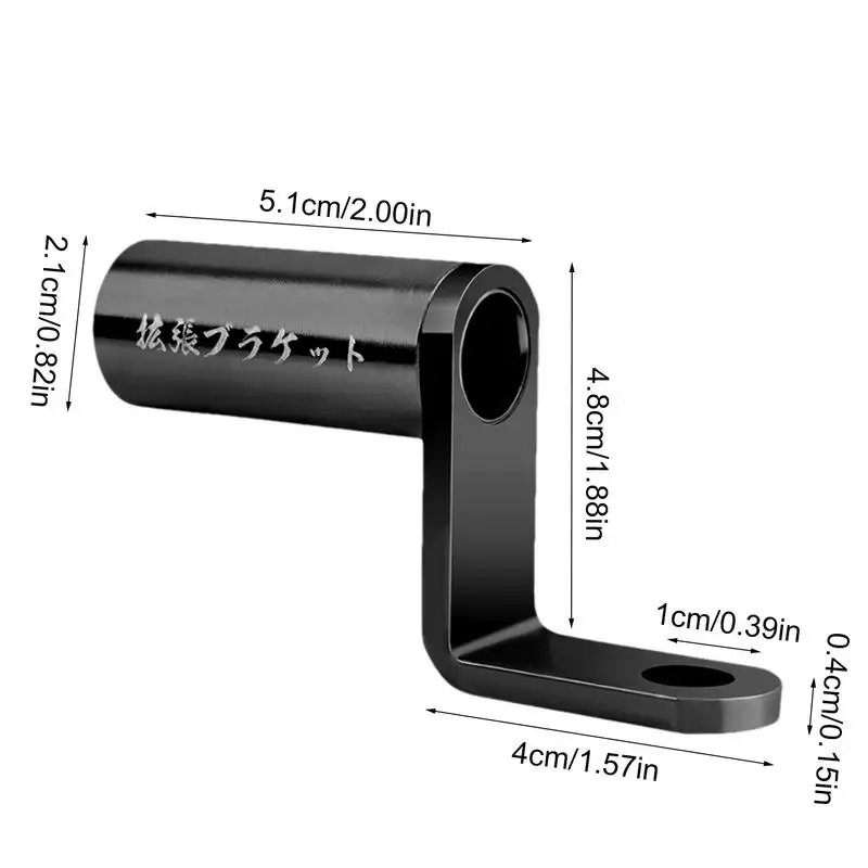 Universal Rearview Mirror Bracket Aluminium Motorcycle Extension Holder Motorbike Mirror Adapter Motor Accessories