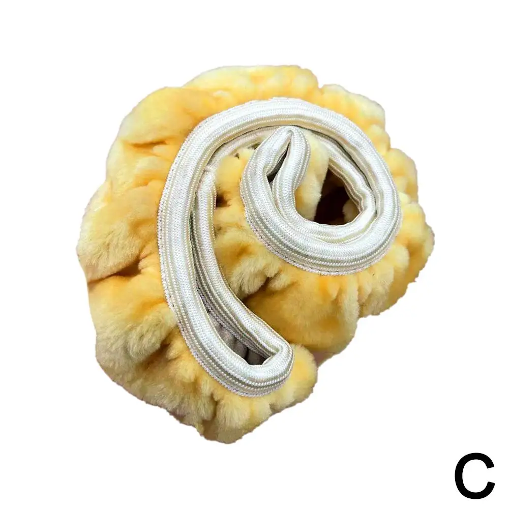Winter Car Steering Wheel Plush Stretchable Elastic Car Interior Cover Warmth Supplies 38cm Warm Wheel Good Y1O1