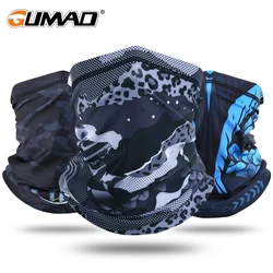 Summer Printed Bandana Neck Gaiter Sports Hiking Hunting Cycling Running Riding Face Mask Cover Breathable Cool Scarf Men Women