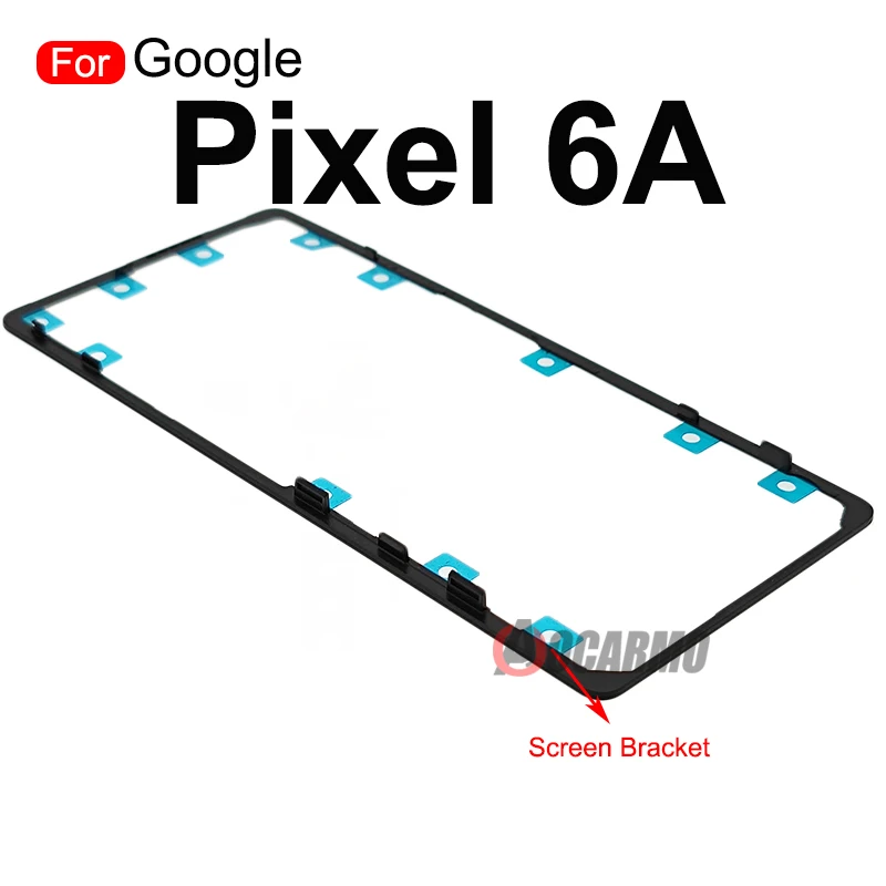 For Google Pixel 6A Front Screen Stand Middle Bezel Frame LCD Display Bracket Plastic Hoder Replacement Part