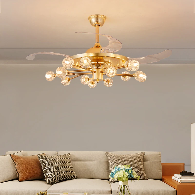 Nordic, living room, crystal, molecule, chandelier, invisible
