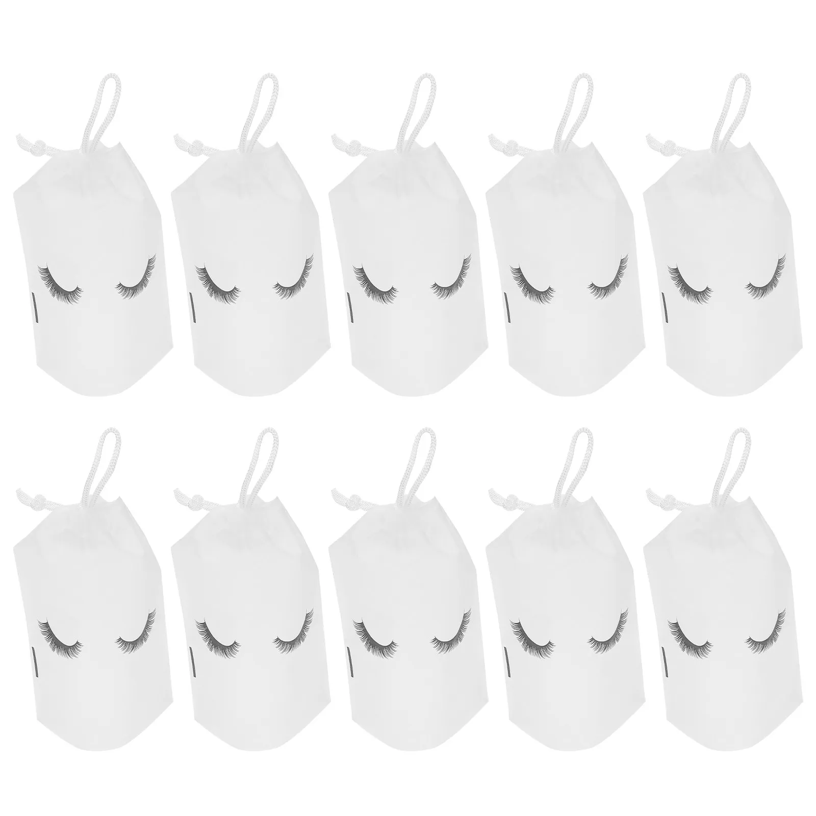 

50 шт. простых водонепроницаемых дорожных косметичек на шнурке для туалетных принадлежностей и косметики