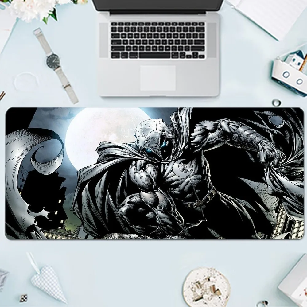 Moon Knight Mousepad Large Gaming Compute Gamer PC Keyboard Mouse Mat