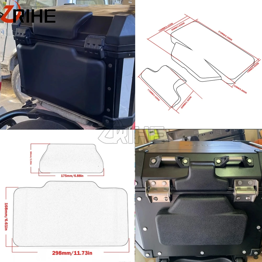 

R1200GS R1250GS gs 1200GS ADV 2018-2025 2024 R 1250 GS Motorcycle Rear Case Cushion Passenger Backrest Lazy Back Pad set For BMW