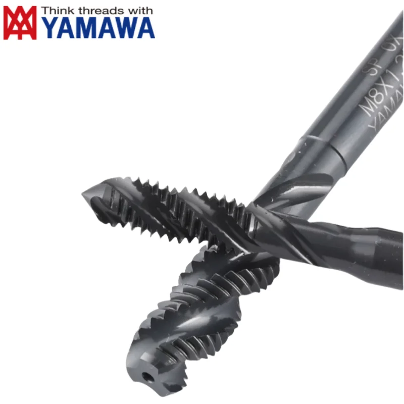 YAMAWA SP-OX INOX HSSE Torneira canelada espiral americana UNC UNF UNS0-90 6-32 8-32 10-32 3/16 1/4 5/16 1/2 3/4 5/8 Rosca para aço