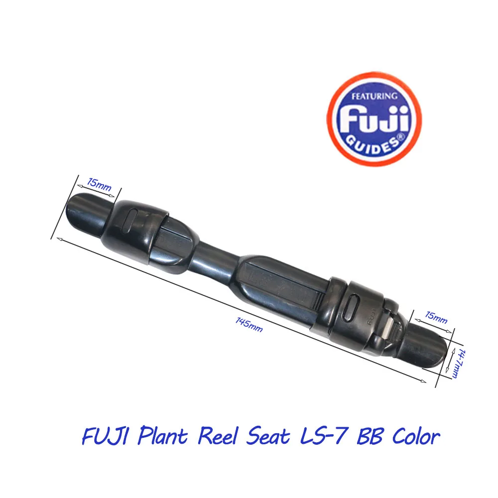 Haste em branco 1 peça original fuji planta tipo carretel assento LS-7 bb cor carretel assento vara de pesca componente de construção acessório de reparo diy