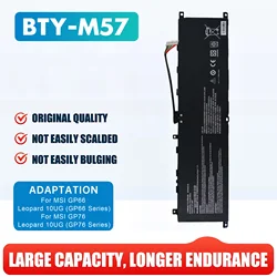 Laptop Battery BTY-M57 For MSI GP66 GP76 Leopard 10UG,10UE,11UG,11UH,10UH,11UE MS-17K3