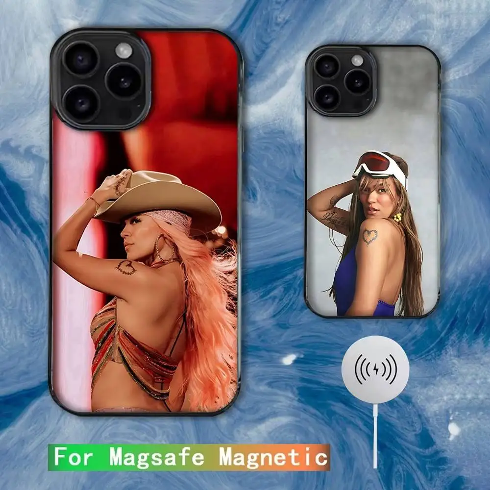 

K-Karol G Amargura Phone Case For iPhone 16e,16,15,14,13,12,11,Plus,Pro,Max,Mini Magsafe Magnetic Wireless Charging