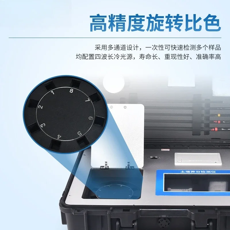 Boden-, Dünger-, Nährstoffdetektor, Boden-pH-, Stickstoff-, Phosphor- und Kaliumelementanalysator