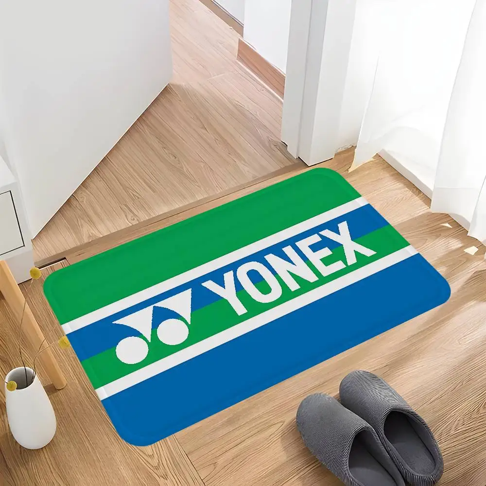 Sports Equipment Brand Y-Yonex Floor Mat Cheaper Anti-slip Modern Living Room Balcony Printed Bedside Mats