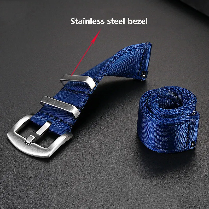 For Casio Watchband GA110/100/120 GM/GA2100 DW-5600 GW-B5600 GW-M5610 Modified Nylon Canvas Strap with Metal Connector bracelet