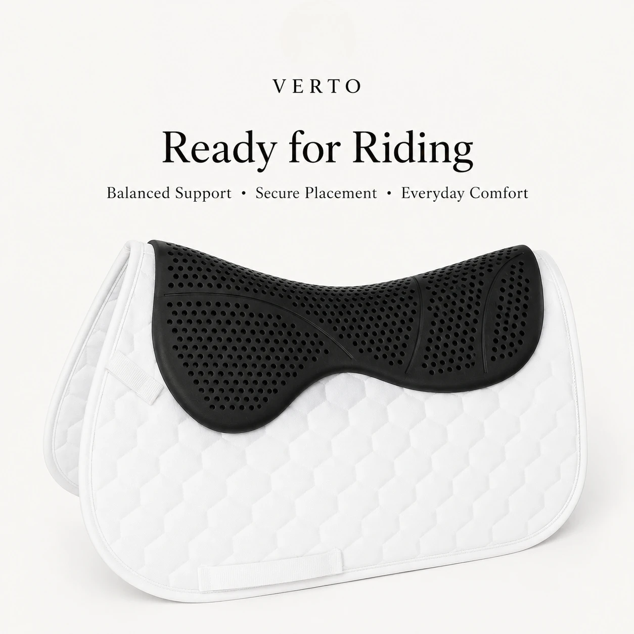 Equestrian Silicone Saddle Pad, Breathable Grip Cushion for Balanced Riding and Impact Comfort