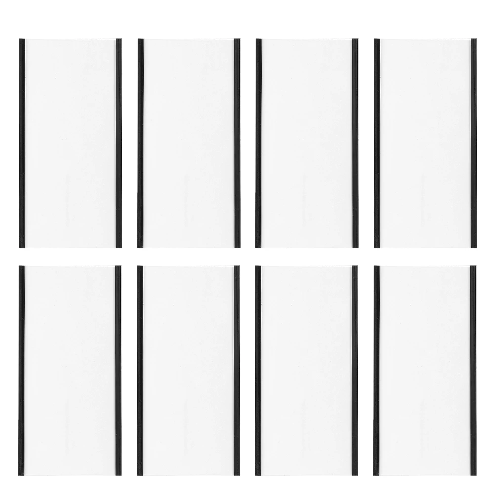 

20pcs Label Holder Reusable Paper Inserts Warehouse Shelves Refrigerators Tool Drawers Office Files Organizing Label Holders