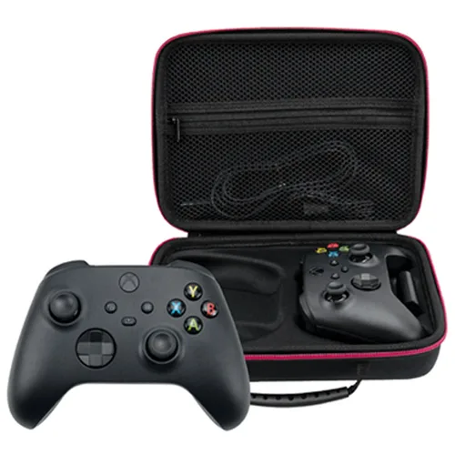 Imagen 1 del producto Estuche de transporte duro, bolsas de almacenamiento para Microsoft Xbox, accesorios para controlador de juego, carcasa de viaje, funda a prueba de golpes para juego con doble mango